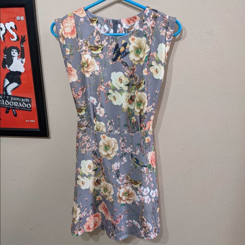 Floral and Bird Dress